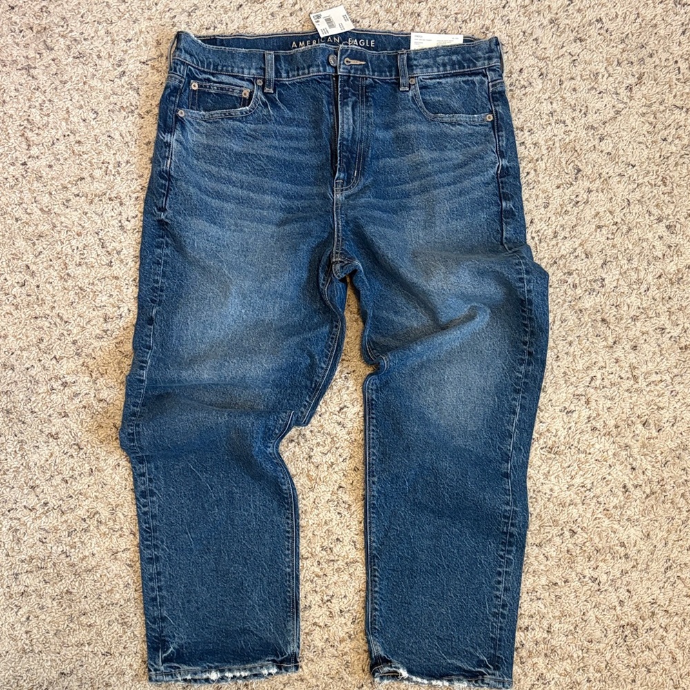 American Eagle Outfitters super high rise straight